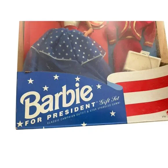 Vintage 1991 Barbie For President Doll Toys R Us Limited Edition *Damaged box* - Picture 8 of 9